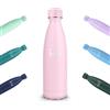 Mulbijeo Borraccia Termica 500ML, Senza BPA, Borraccia, Acciaio Inossidabile 18/8, Bottiglia Termica A Prova di Perdite, Bottiglia Acciaio Inox per Scuola, Ufficio e Attività All'aperto, Rosa