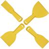AERZETIX - C58908 - Set di 4 spatole universali flessibili 40/60/80/100mm - spatola per stucco mastice vernice - strumento per cartongesso - plastica morbida