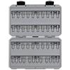 TEKTON Set di chiavi a bussola esagonali da 1/4, Torx, Phillips, scanalate, quadrate (42 pezzi) | SHB90301