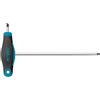 HAZET Chiave a brugola da 4 mm (lama corta e lunga per un uso flessibile, profilo esagonale, misura 829KK-4, blu scuro