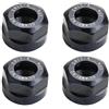 Wodsty ER11 - Confezione da 4 dadi di serraggio tipo A, filettatura M14 x 075 mm, per supporto mandrino e tornio CNC
