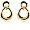 LUXENTER Pendientes acabados en oro amarillo de 18K - Jomo