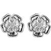 Olivia Burton Orecchini a perno, Bracciale e Collana da donna Collezione TUDOR ROSE in acciaio inossidabile decorato con cristalli, Earrings