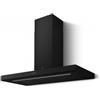 Elica Cappa a Parete 90 cm Nero Effetto Soft Touch e Vetro Nero Elica ADELE BL MAT/A/90 - PRF0182410