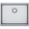 Franke Mythos Box Pro BXX PRO 210-50/110-50 - 127.0753.797 Lavello da Incasso 1 Vasca Monovasca Semifilo - Filotop - Sottotop 530 x 440 mm con Vasca 50 x 41 cm finitura Acciaio inox