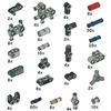 LEGO Technic Pegs, Joints, Peg-Joints Pack by