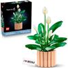 BRICK Flip Lego 11504 - Giglio della pace Lego Peace Lily, con piastrella stampata