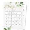 Olivia Samuel KMIIMET16 Giocatore Bingo Baby Shower - Design Botanicals (16 carte ospiti + 4 fogli di carte di chiamata per l'host)