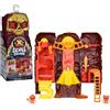 TREASURE X Lost Lands Skull Island - Mini set da gioco Lavaturm, 15 livelli di avventura, supera le trappole e scopri 2 mini action personaggi, trovi il tesoro con placcatura in oro vero?