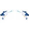 Ameisenkeks® Set di 2 pistole ad acqua per bambini - divertente pistola a spruzzo di squalo - giocattoli estivi per spiaggia, giardino e piscina - dai 3 anni in su