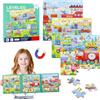 Seasboes Puzzle magnetico per bambini, 25 - 30 - 42, puzzle magnetico per bambini, puzzle 3 in 1, puzzle magnetico, puzzle per auto, aereo a partire dai 3 anni in su