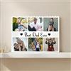 PSUNEY Puzzle Block Personalizzato, Mattoncini da Costruzione con Foto e Testo, Festa del Mamma Regali, Regalo Personalizzato per Famiglia, Amici, Coppie, Compleanno e Anniversario