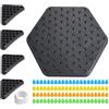 GTFYUDGH Triangolo Scacchiera Gioco Da Tavolo Strategia - Gioco Elastici, Gioco Set Scacchi Triangolo A Catena Geometrici, Scacchi A Triangolo A Catena, Triggle Gioco Da Tavola Per Famiglia Adulti