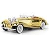 imtfzct Benz 500 K Classic Retro modellino auto in scala 1:24 in lega di pressofusione con effetti sonori e luce e funzione pull-back - la scelta ideale per gli appassionati di auto e collezionisti