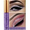 OCHILIMA Eyeliner liquido a lunga durata impermeabile Shimmer High Pigmented Silver Gold Metallic Colorful Eyeliners Glitter Trucco per le donne, 06#