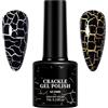 Générique Smalto per unghie in gel craquelé - 7 ml, smalto per unghie, lunga durata | Design amichevole, gel, Nails Art Kit per estensioni delle unghie, donne, regalo, salone di nozze di viaggio