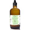 Pearl natural oils Olio di ricino biologico, puro, spremuto a freddo, vegano, senza esano, qualità BP, senza OGM, flacone di vetro da 100 ml con pipetta