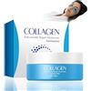 LOOUXC 60Pcs Patch Occhi Antirughe, Maschera per Gli Occhi, Cerotti Rassodanti e Contorno, Rimozione Patch Occhiaie e Borse e Puffiness, Rassoda la Pelle degli Occhi, Effetto Idratante e Antietà-Blu