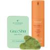 PLANTIFIQUE Siero Viso Antirughe e Antimacchie - Olio Massaggio Illuminante Vitamina C per Gua Sha Lifting, 30 ml & Gua Sha Viso Giada -Jade Guasha Pietra Massaggiatore Antirughe