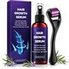 DiviDermy Kit crescita capelli Con Roller Set, Cura Dei Capelli Essenza