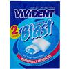 Vivident Fresh Blast Gomma da Masticare Senza Zucchero, Chewing Gum Gusto Menta, 4 Confezioni da 2 Astucci, 8 Pacchi in Totale