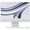 Apple iMac 2023 M3 8 Core | 24 | 16 GB | 512 GB SSD | 10-Core GPU | Gb LAN | argento | Accessori universali compatibili | ES