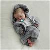 JIZHI Reborn Bambola Ragazzo - 17 Pollici Realistica Neonato Bambole Fatto a mano Lavabile Morbido Corpo Vin-yl - Reborn Baby Doll Sembra Un Vero Bambino