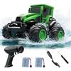 Emphsism Macchina Telecomandata per Bambini dai 6 Anni, Monster Truck Telecomandato Anfibio 4x4 IPX7, Auto RC 1:14 con 2 Batterie 90 Min, Rotazione 360°, Idea Regalo Bambino 6-10 Anni