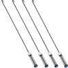Generico Kit aste di sospensione, compatibile con Whirlpool, W10780044 | aste in metallo 24.4in, 4 aste 4 sfere 4 boccole, serie W1055289, stabilizzazione vasca