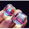 New Natural Mystic Multicolor Cube Cut Coppia 200 Ct+ Pietre Gioiello Loose