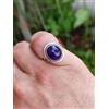 Attraente Africano Ametista Gemma 925 Argento Sterling Mano Anello Tutti Misura