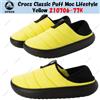 Crocs Classic Puff Moc Lifestyle Giallo 210706-77K Taglia Unisex