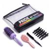 TERMIX - Perfect Look Kit Pride | Set per lo styling con spazzola rotonda Ø43, spazzola districante, spazzola di raccolta, 6 pinzette e beauty case | forma, movimento, lucentezza e routine completa