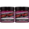 Manic Panic - Fuschia Shock Classic Creme Vegan Cruelty Free Pink Semi Permanent Hair Dye 118ml (Confezione da 2)