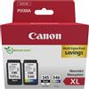 Canon Cartucce d'inchiostro Canon 8286B012 PG-545XL/CL-546XL Originale Alta resa 2pz Nero/Ciano/Magenta/Giallo
