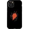 Paperfolding fold folding technique art Custodia per iPhone 11 Pro Paperfolding Foglia dall'albero