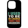 Grandkids In Charge Funny Grandpa Retire Custodia per iPhone 14 Pro Avevo il comando e poi ho avuto i nipoti
