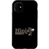 friendly bunny rabbit spoonbill bunny Ea Custodia per iPhone 11 Coniglio Ninja