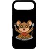 mouse pasta foodie cartoon fun rodent Ca Custodia per iPhone Air Cartone animato Mouse