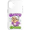 Generic Custodia per iPhone 16 Granny Grunts Divertente Carino