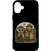 Disclosure Humor Sasquatch Aliens UAP Ki Custodia per iPhone 16 Plus Bigfoot Alien Forest Ranger Friends - Divertente esploratore di Cryptid