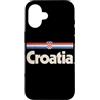 Retro Croatia Vintage Hrvatska Custodia per iPhone 16 Retro Croazia Bandiera Hrvatska Croato