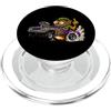 Jeff Hobrath Divertente Mostro Hotrod Medio Dito Sarcasmo Retro Car Cartoon PopSockets PopGrip per MagSafe