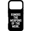 Witty Sarcastic Humor Clever Wordsmith Q Custodia per iPhone 17 Pro Voci Le Armi Deboli Spiritoso Citazione Uomini Donne