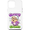 Generic Custodia per iPhone 12 Pro Max Granny Grunts Divertente Carino