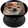 Dog Funny Chihuahua Cute Art Graphics (Q ¿Qué pasa? Divertente Chihuahua Cane Sfocato Meme Spagnolo PopSockets PopGrip Adesivo