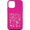 IM Design Custodia per iPhone 12 mini Libri & Caffè grafica per appassionati lettura e caffeina.