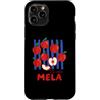 Cute Fun Italian Italy Summer Lover Vibe Custodia per iPhone 11 Pro La Vita Mela Mela Vita Retro Vintage Mele Frutta Italiana