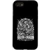 Japanese Storm Raijin Thunder Dragon Myt Custodia per iPhone SE (2020) / 7/8 Raijin e Dragon Thunder comanda il mito del cielo