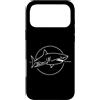 Jimbeels Custodia per iPhone 17 Pro Max Squalo Linia Pittura Appassionati Oceano